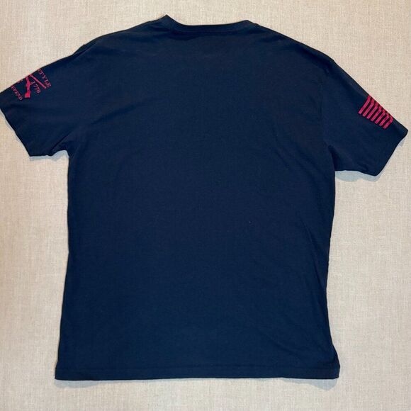 Grunt Style Beer Encourages Graphic T-Shirt Men’s 2XL Black Patriotic Tee - Picture 2 of 5